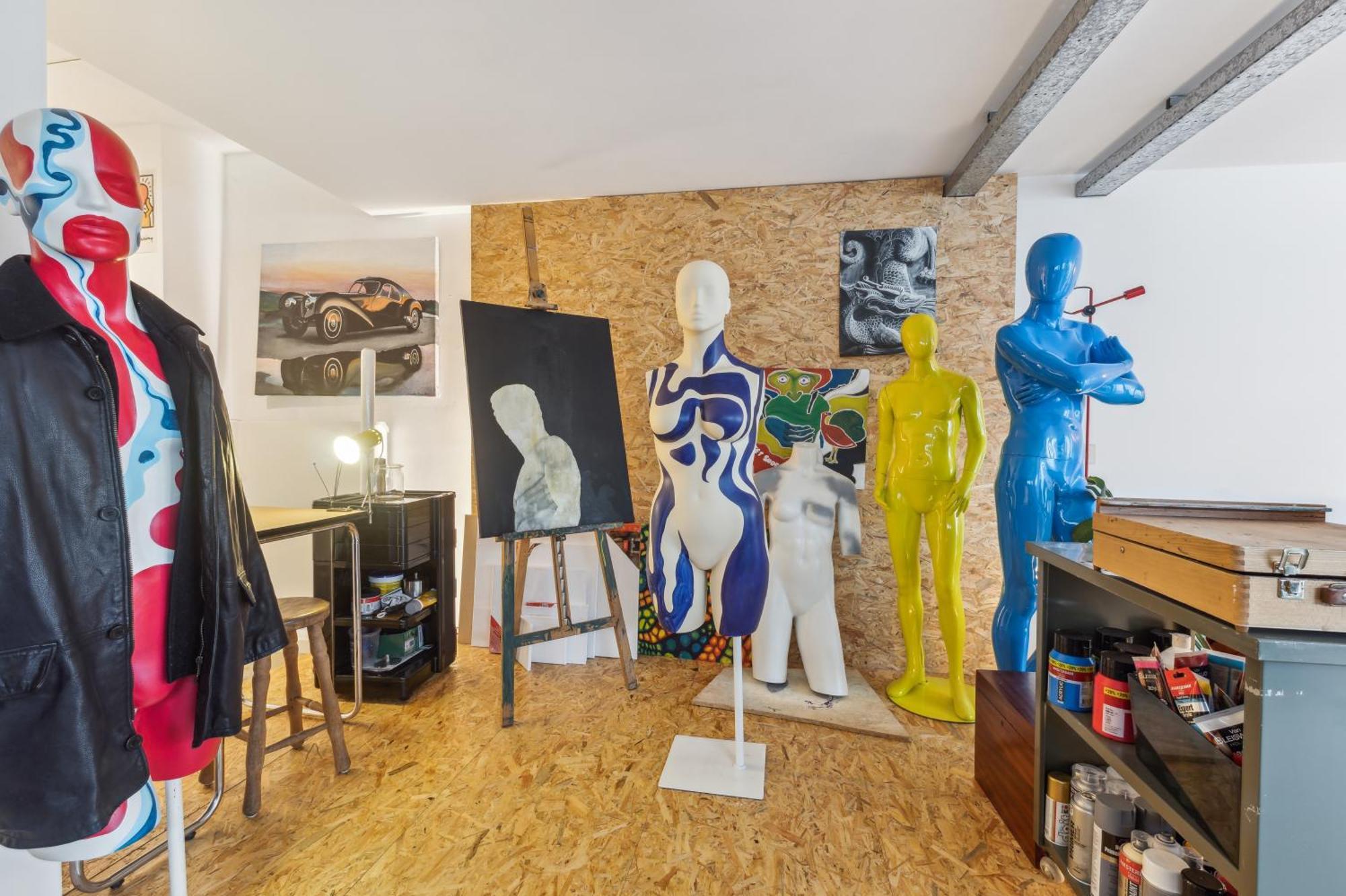 Cosy Art Studio Near Station With Bikes And Garden Gent Kültér fotó